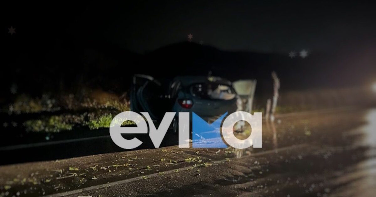 Εύβοια:-Τρεις-τραυματίες-σε-τροχαίο-με-αυτοκίνητο-που-βγήκε-εκτός-πορείας