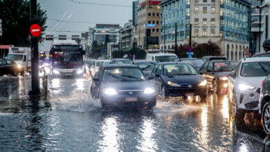 Καιρός-σήμερα:-Καταιγίδες-τοπικά-ισχυρές-και-θυελλώδεις-άνεμοι-–-Αναλυτική-πρόγνωση