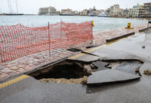 Κακοκαιρία:-Αμέτρητες-καθιζήσεις,-κατολισθήσεις-και-πλημμύρες-σε-Τζουμέρκα,-νησιά-του-Αιγαίου-και-Ήπειρο