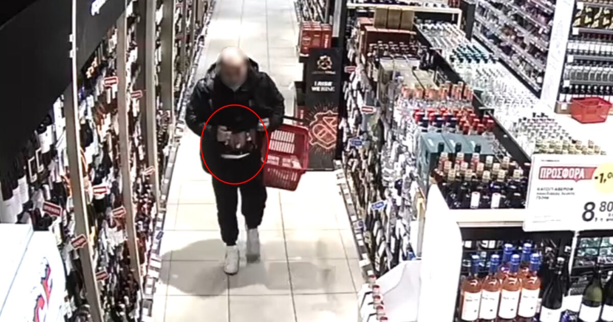 «Χτύπαγαν»-σούπερ-μάρκετ-και-έκλεβαν-μπουκάλια-με-αλκοόλ-–-Βίντεο-ντοκουμέντο-από-τη-δράση-τους