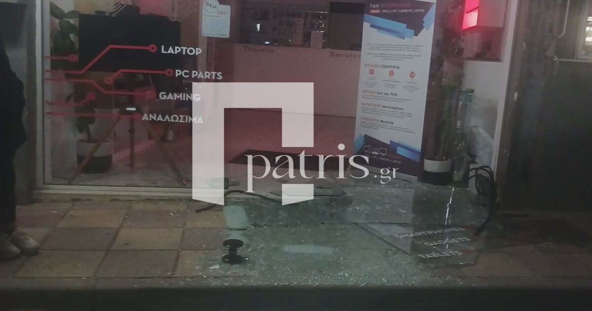 Ηράκλειο:-Κλέφτης-έσπασε-τζαμαρία-μαγαζιού,-τρόμαξε-και-του-έπεσαν-τα-κλοπιμαία