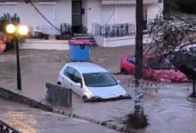 Λήμνος:-Στο-έλεος-της-κακοκαιρίας-το-νησί-–-Μεγάλες-πλημμύρες-από-τη-σφοδρή-βροχόπτωση,-ήχησε-το-112