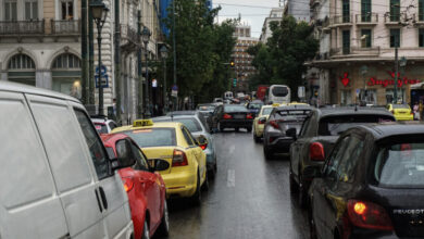 Ομόνοια:-Διακοπή-της-κυκλοφορίας-λόγω-καθίζησης-στην-οδό-Γερανίου