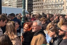 Τέμπη:-Σίσσυ-Χρηστίδου-και-Νίκος-Συρίγος-στο-συλλαλητήριο-της-Αθήνας