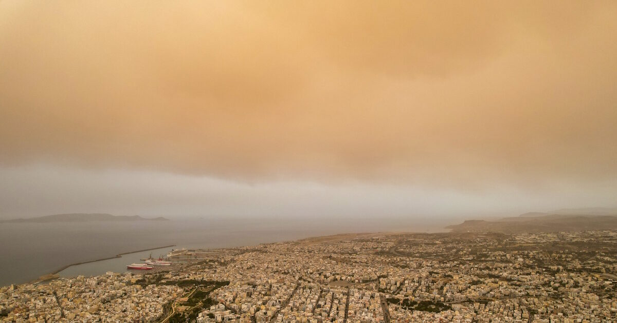 Καιρός:-Σκόνη-από-τη-Σαχάρα-θα-«πνίξει»-Αττική,-Ανατολική-Μακεδονία-και-Ήπειρο