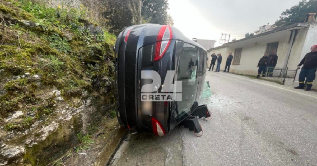 Ηράκλειο:-Σοβαρό-τροχαίο-ατύχημα-με-απεγκλωβισμό-και-τραυματίες