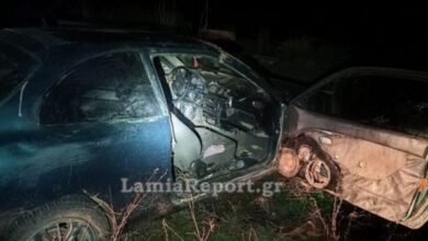 Λαμία:-Άρπαξαν-κινητά,-παρέσυραν-γυναίκα-–-Άγρια-καταδίωξη-Ρομά,-εγκατέλειψαν-το-όχημα