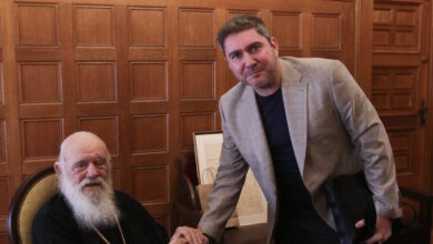 Συνάντηση-του-Προέδρου-της-ΠΕΠΙΕΘ,-Γ-Βάλλη,-με-τον-Μακαριώτατο-Αρχιεπίσκοπο-κ.-Ιερώνυμο-με-επίκεντρο-την-Κοινωνική-Προσφορά