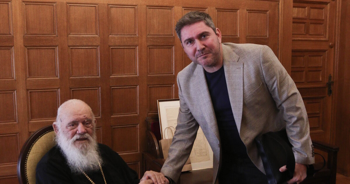 Συνάντηση-του-Προέδρου-της-ΠΕΠΙΕΘ,-Γ-Βάλλη,-με-τον-Μακαριώτατο-Αρχιεπίσκοπο-κ.-Ιερώνυμο-με-επίκεντρο-την-Κοινωνική-Προσφορά