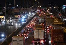 Εκτροπή-φορτηγού-στην-Αθηνών-–-Λαμίας-στο-ύψος-των-Οινόφυτων