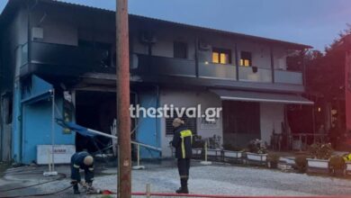 Θεσσαλονίκη:-Φωτιά-σε-κατάστημα-με-είδη-αλιείας