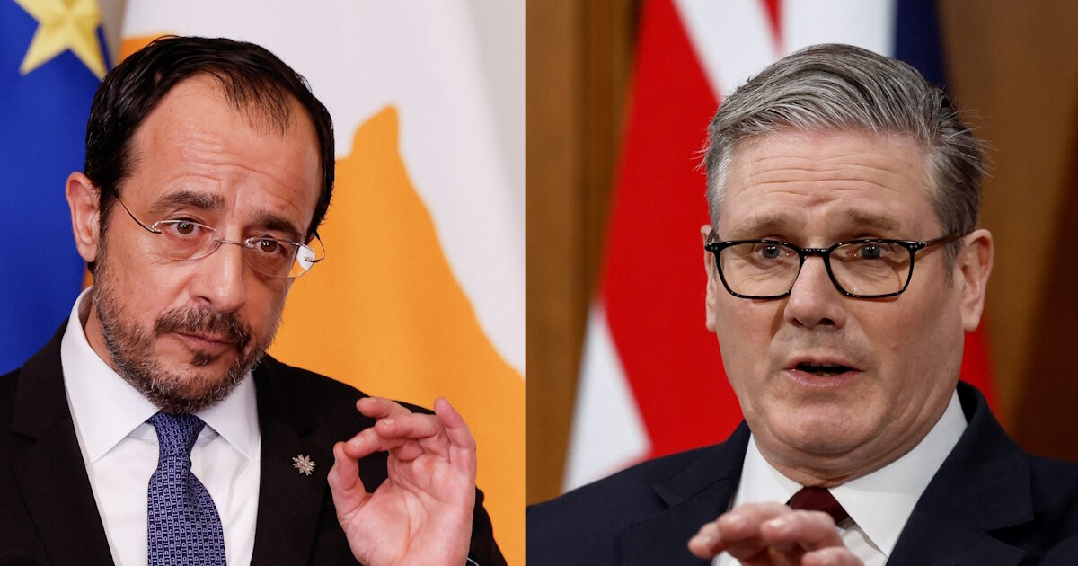 Συνομιλία-Στάρμερ-–-Χριστοδουλίδη:-«Όχι»-σε-επιθετικές-επιχειρήσεις-από-βάσεις-στην-Κύπρο-λέει-η-Βρετανία