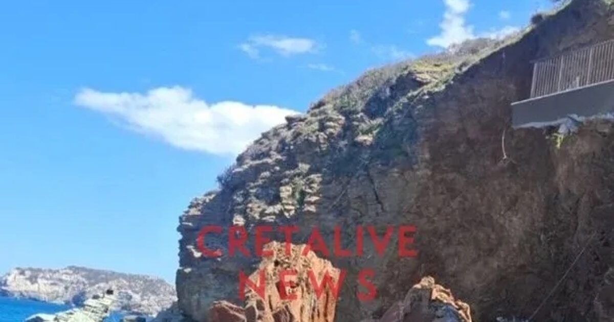 Μεγάλη-κατολίσθηση-στην-Αγία-Πελαγία:-Αποκολλήθηκε-μπαλκόνι-ξενοδοχείου