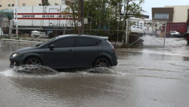 Κακοκαιρία-erminio:-Εκτροπές-κυκλοφορίας-στα-Σπάτα,-εντείνονται-τα-φαινόμενα