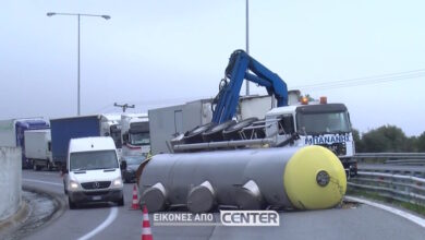 Καβάλα:-Ανατροπή-βυτιοφόρου-στην-Εγνατία-στο-ύψος-του-Παληού-–-Άνοιξε-ο-δρόμος-έπειτα-από-επιχείρηση-απομάκρυνσης